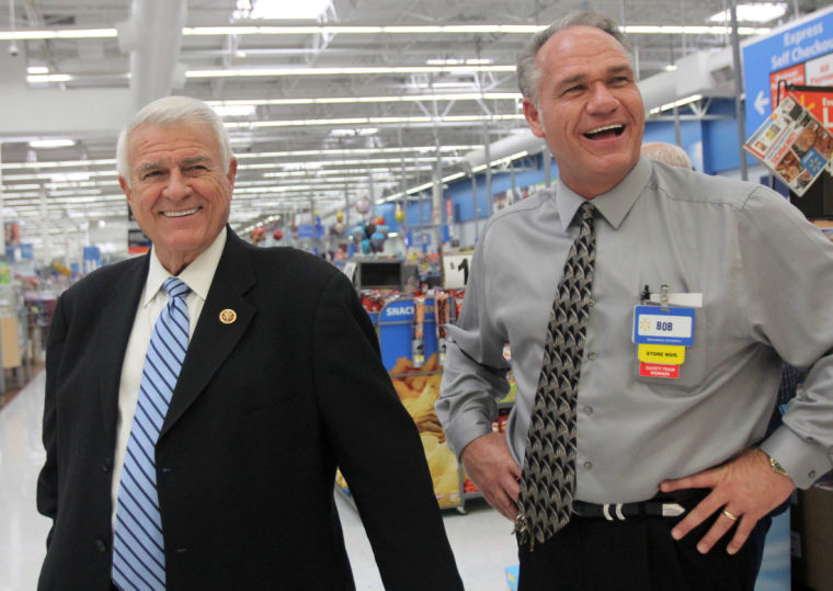 Carter Visits Walmart